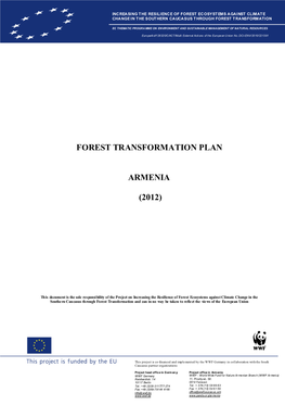 Forest Transformation Plan