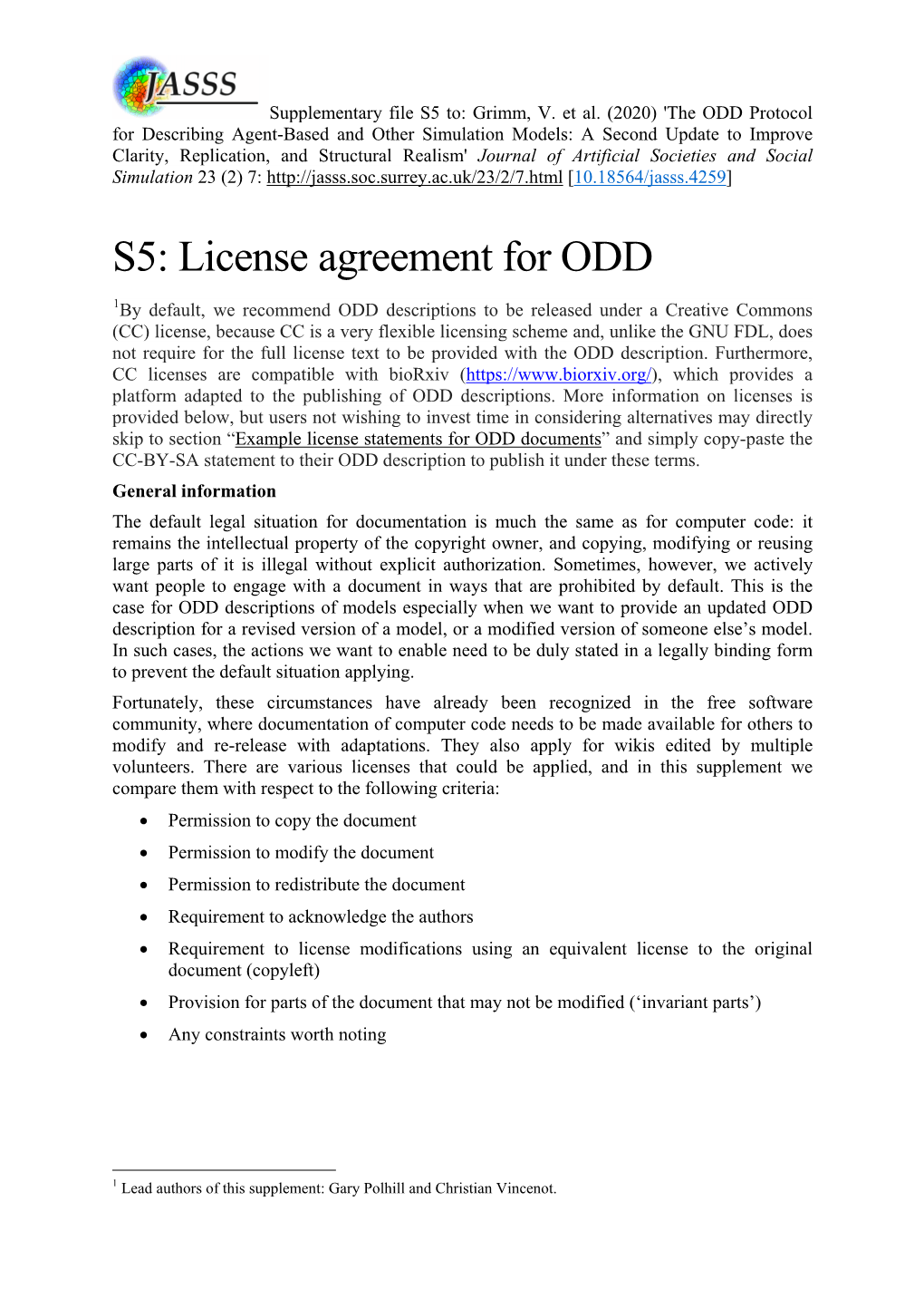 License Agreement for ODD