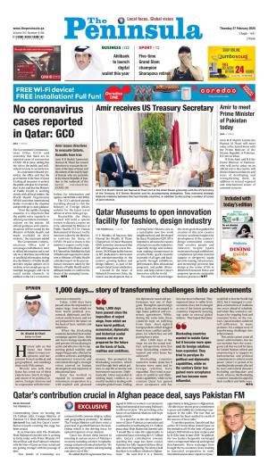 No Coronavirus Cases Reported in Qatar