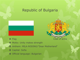 Republic of Bulgaria