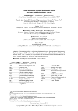 Mcintyre-Etal-RSC-2016-Evaluation-Of-Current-And-Future-Small-Payload-Launch-Systems