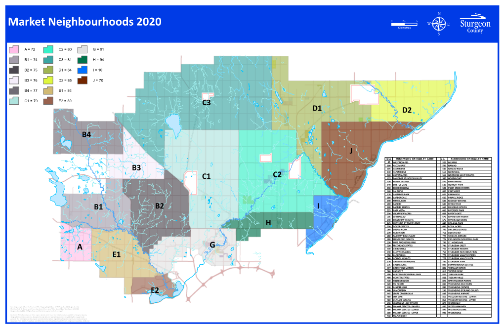 Market Neighbourhoods 2020 Kilometres Μ Market Neighborhoods
