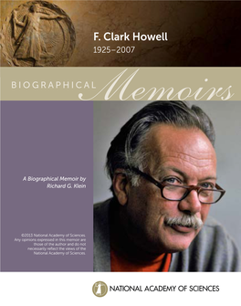 F. Clark Howell 1925–2007