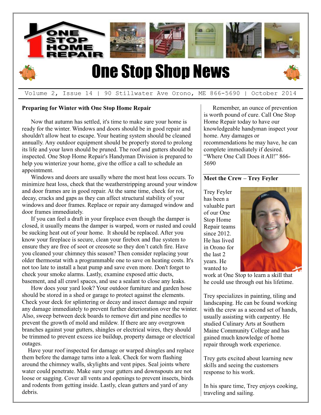 One Stop Shop News