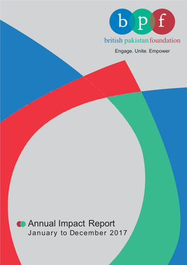 Annual Impact Report January to December 2017