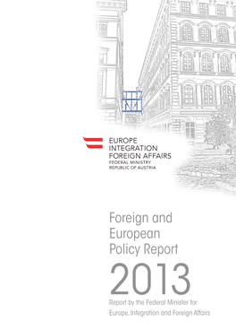 Foreign an European Policy Report 2013