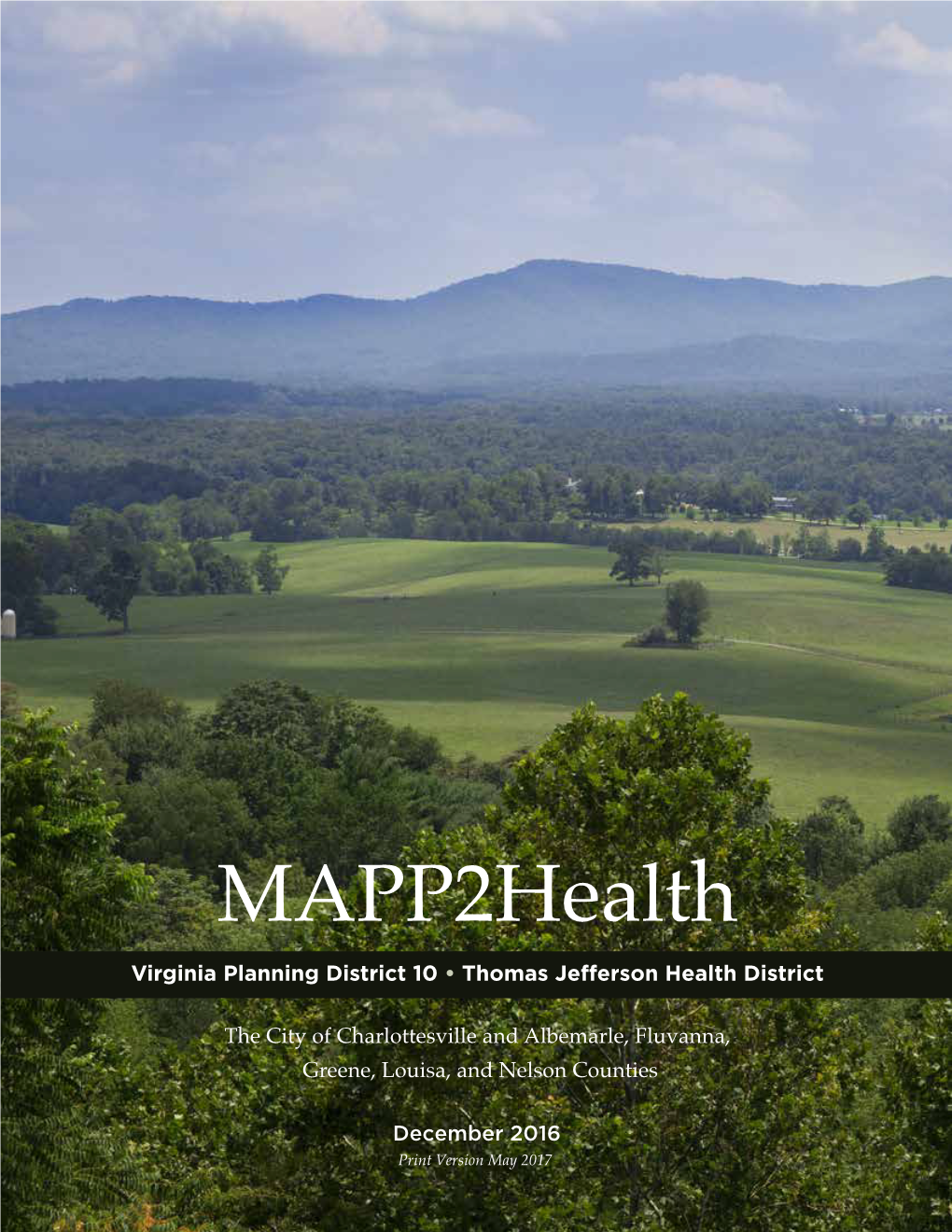 Mapp2health Virginia Planning District 10 • Thomas Jefferson Health District