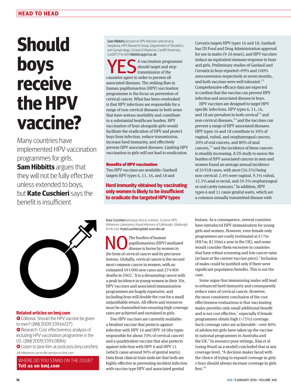 Should Boys Receive the Hpv Vaccine?
