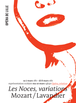 Les Noces, Variations Mozart / Lavandier