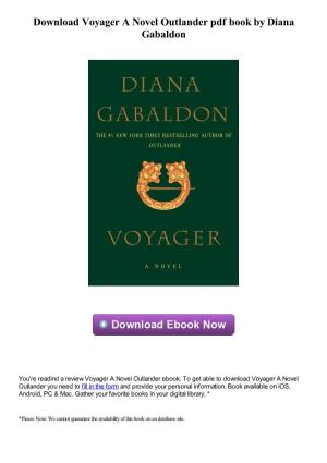 Download Voyager a Novel Outlander Pdf Ebook by Diana Gabaldon
