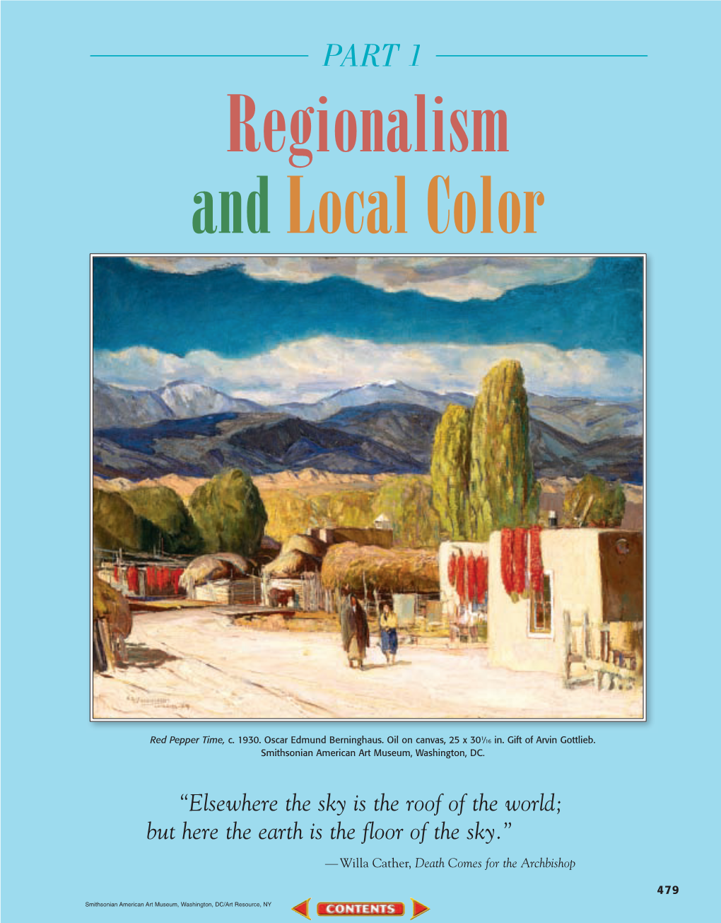 Regionalism Andlocal Color