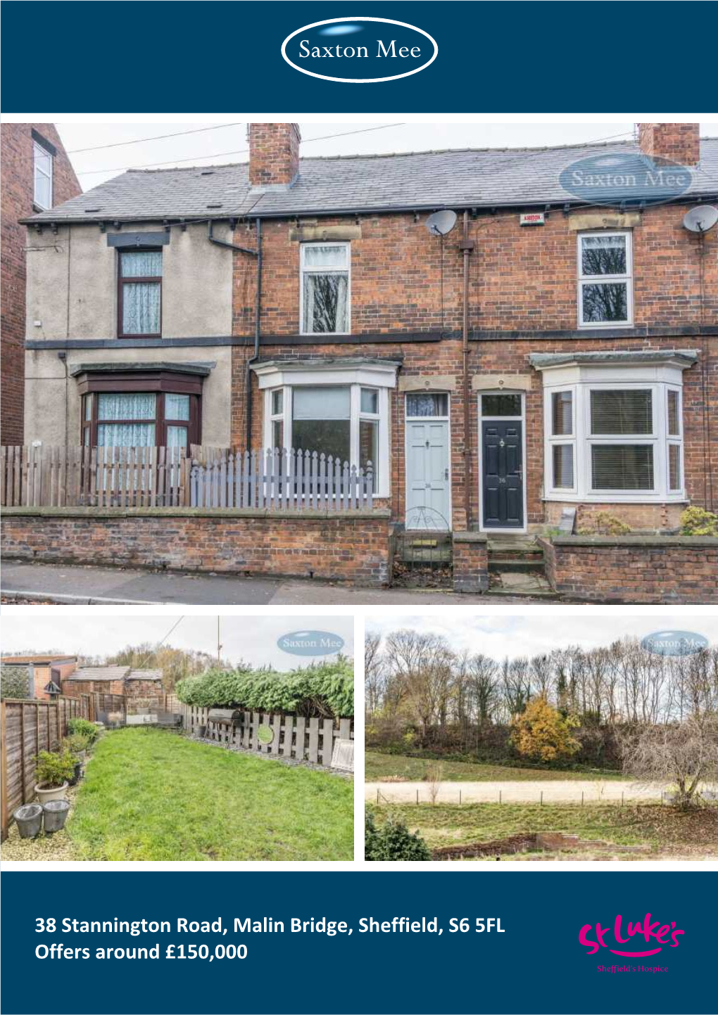 38 Stannington Road, Malin Bridge, Sheffield, S6 5FL Offers Around £150,000 She Ield’S Hospice 38 Stannington Road Malin Bridge Offers Around £150,000