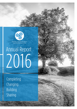 Centre for Democracy and Peace Annual Report 2016 Download