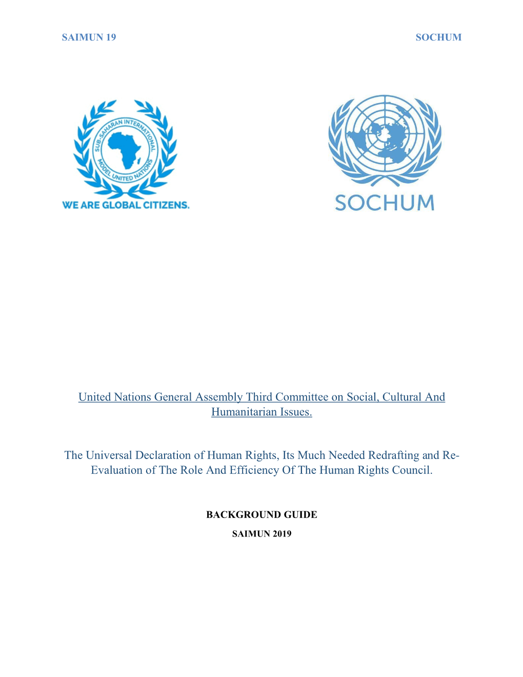 United Nations General Assembly Third Committee on Social, Cultural and Humanitarian Issues