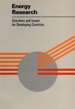 Energy Research Directions and Issues for Developing Countries