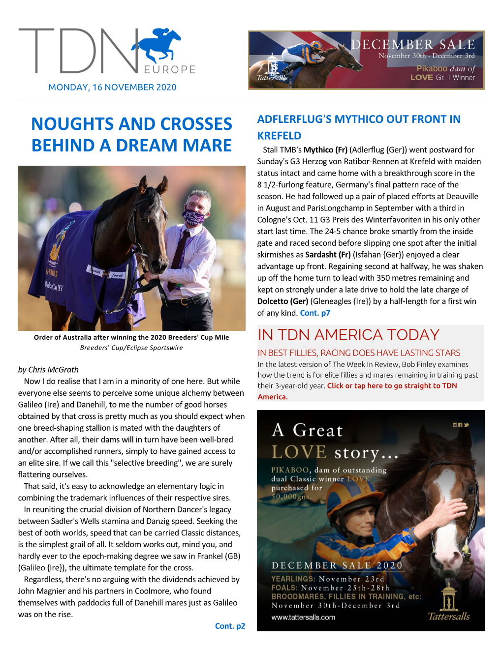 Tdn Europe • Page 2 of 12 • Thetdn.Com Monday • 16 November 2020