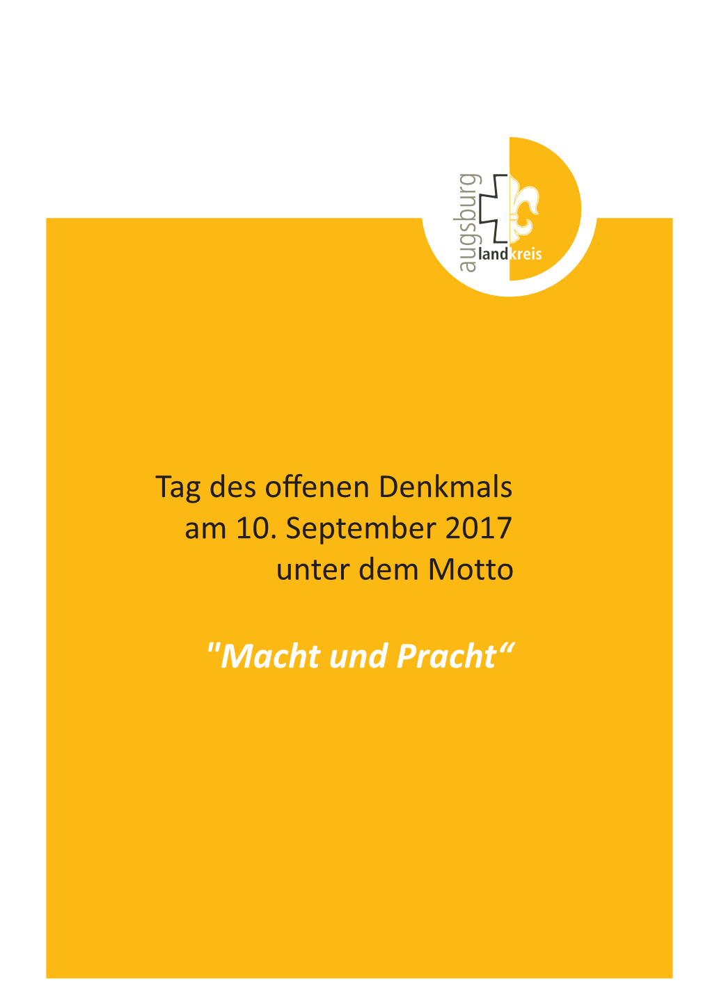 "Macht Und Pracht“ Impressum