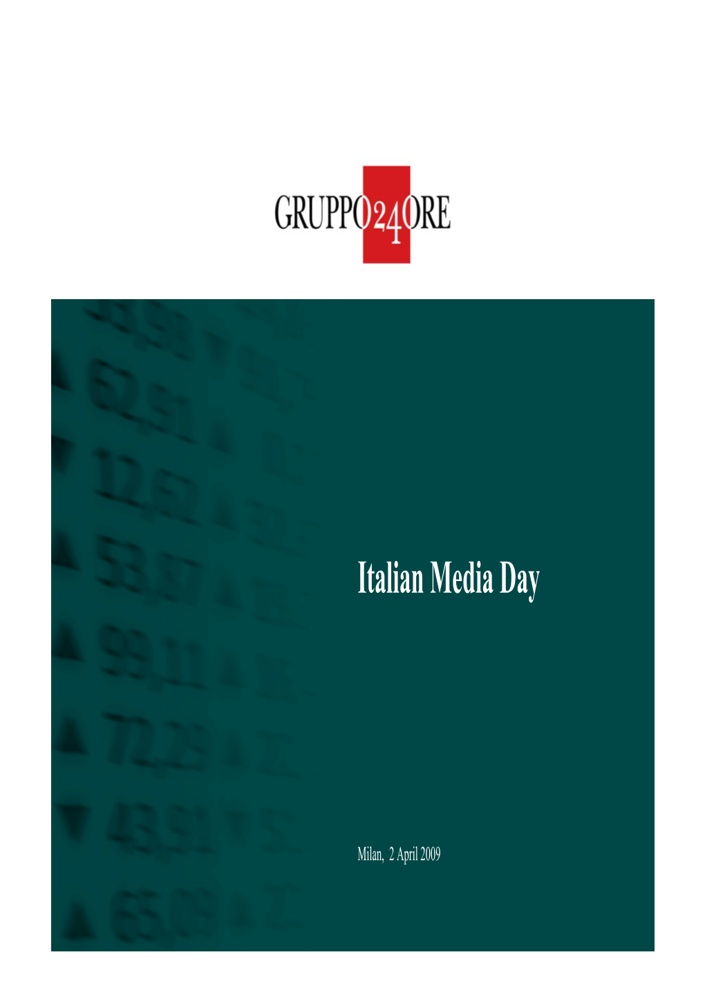 Italian Media Day