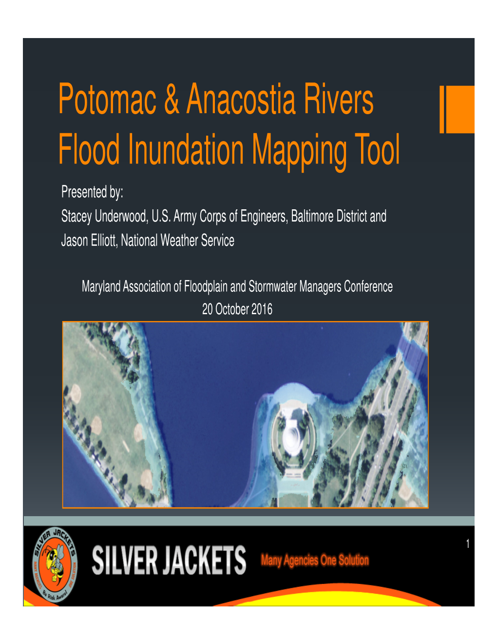 Potomac & Anacostia Rivers Flood Inundation Mapping Tool