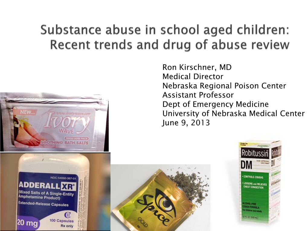 Substance Abuse in Children