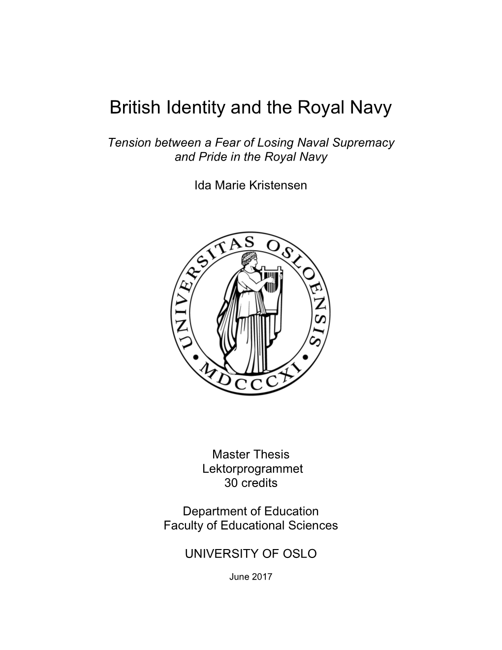 British Identity and the Royal Navy