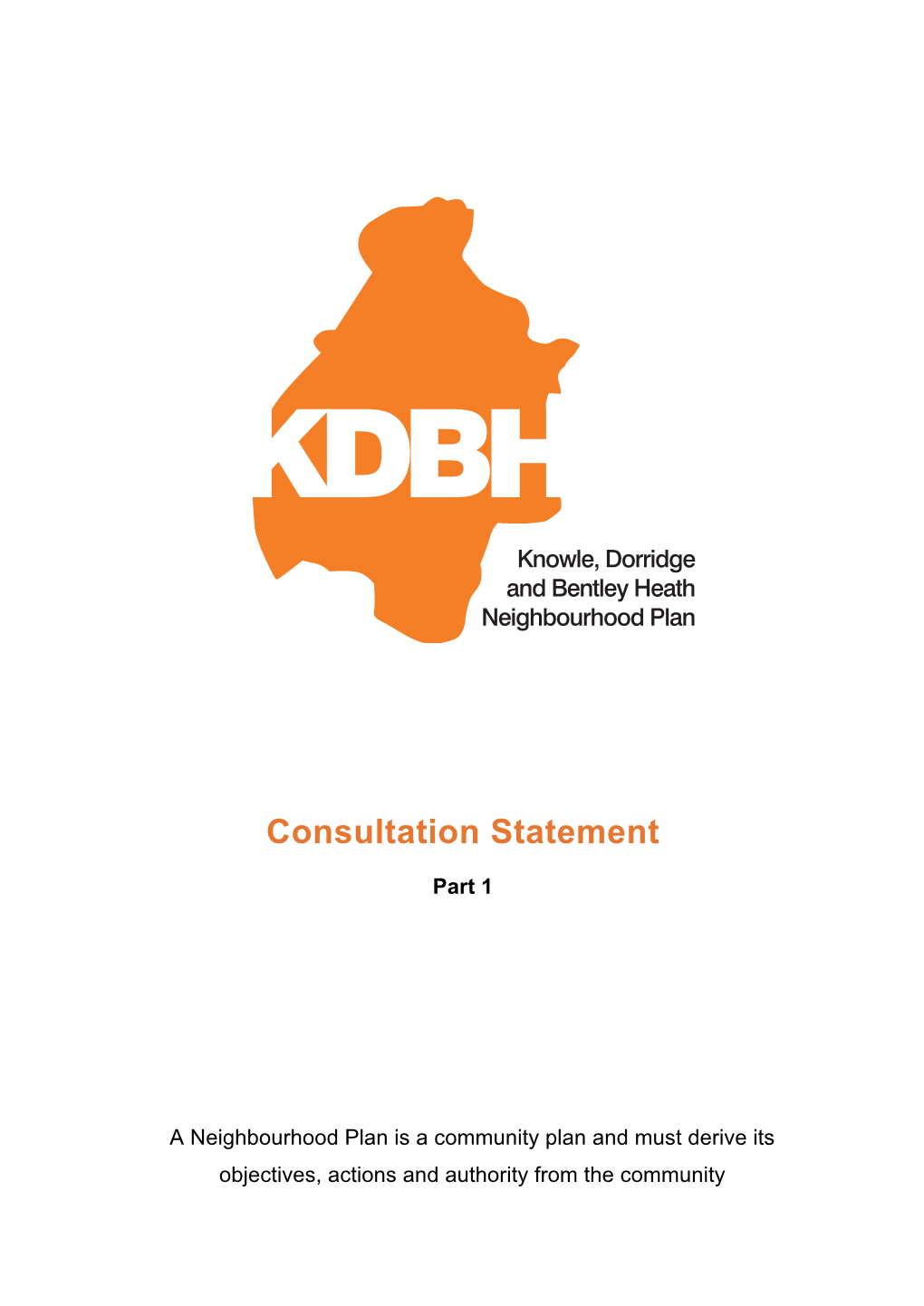 Consultation Statement Part 1