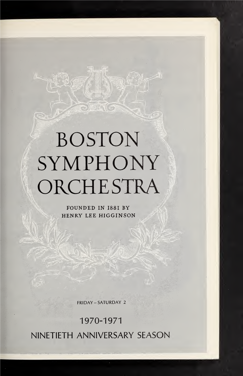 Boston Symphony Orchestra Concert Programs, Season 90, 1970-1971