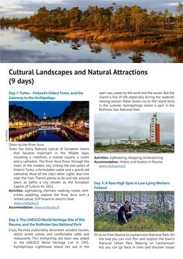 Cultural Landscapes and Natural Attractions (9 Days)