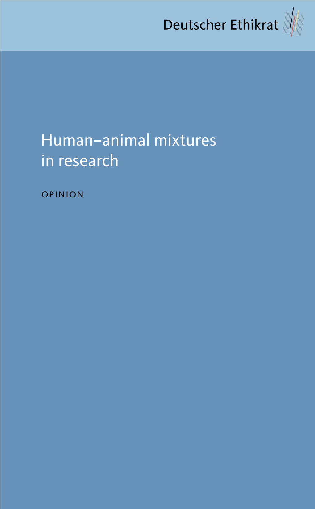 Human–Animal Mixtures in Research