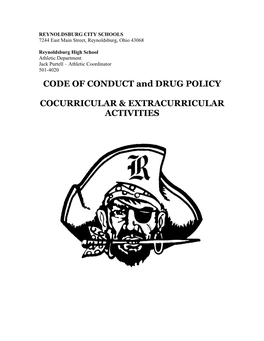 CODE of CONDUCT and DRUG POLICY COCURRICULAR