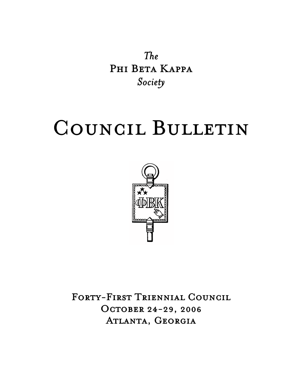 Council Bulletin