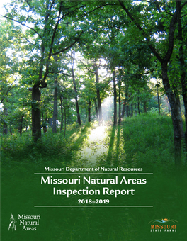 2018-19 Missouri Natural Areas Inspection Report