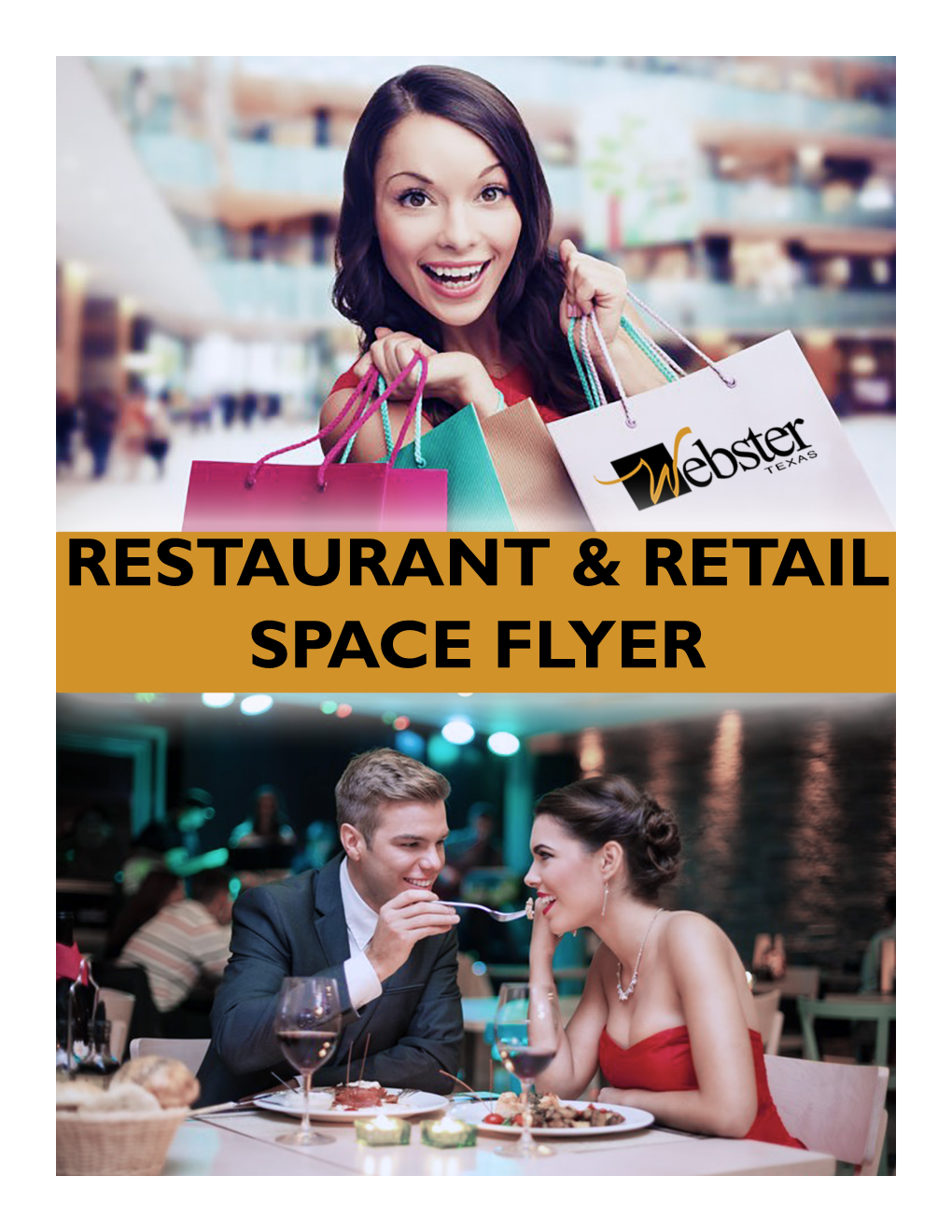 Restaurant & Retail Space Flyer