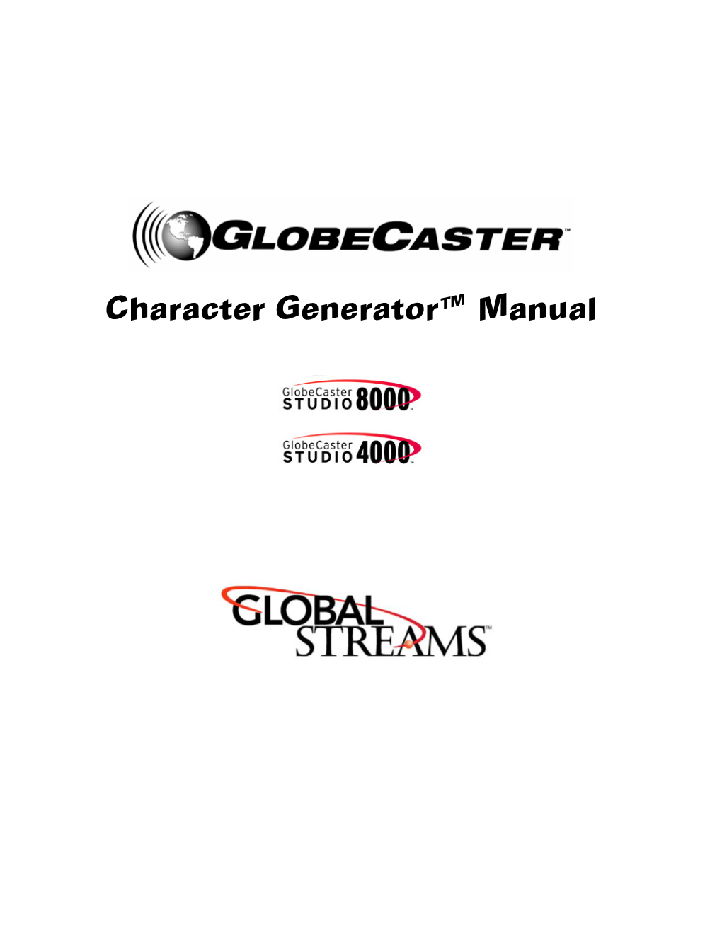 Character Generator™ Manual Copyrights