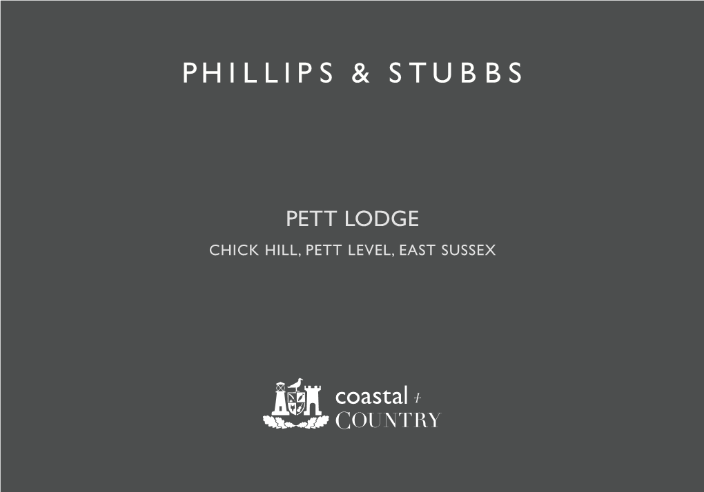 Pett Lodge Chick Hill, Pett Level, East Sussex