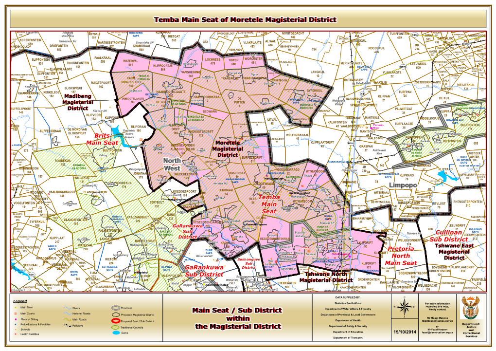 Temba Main Seat of Moretele Magisterial District