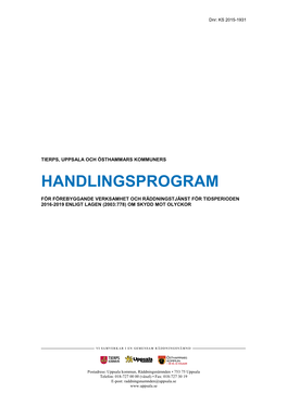 Handlingsprogram