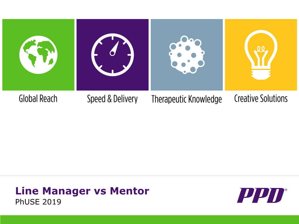 Line Manager Vs Mentor Phuse 2019 Agenda