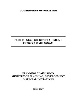 Public Sector Development Programme 2020-21