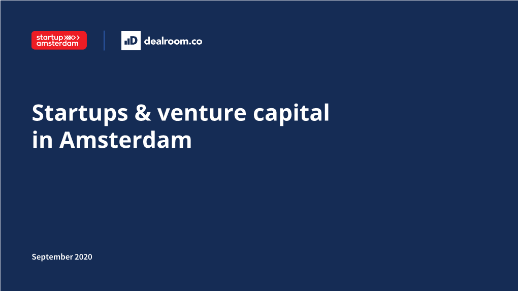 Startups & Venture Capital in Amsterdam