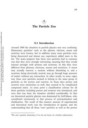 The Particle Zoo