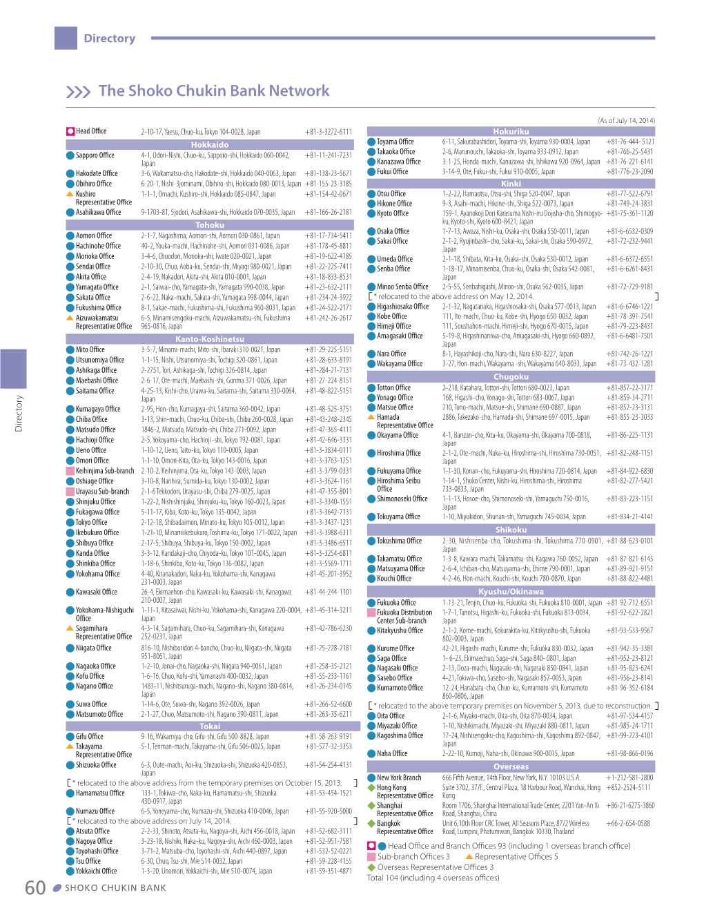 The Shoko Chukin Bank Network (PDF:114KB)