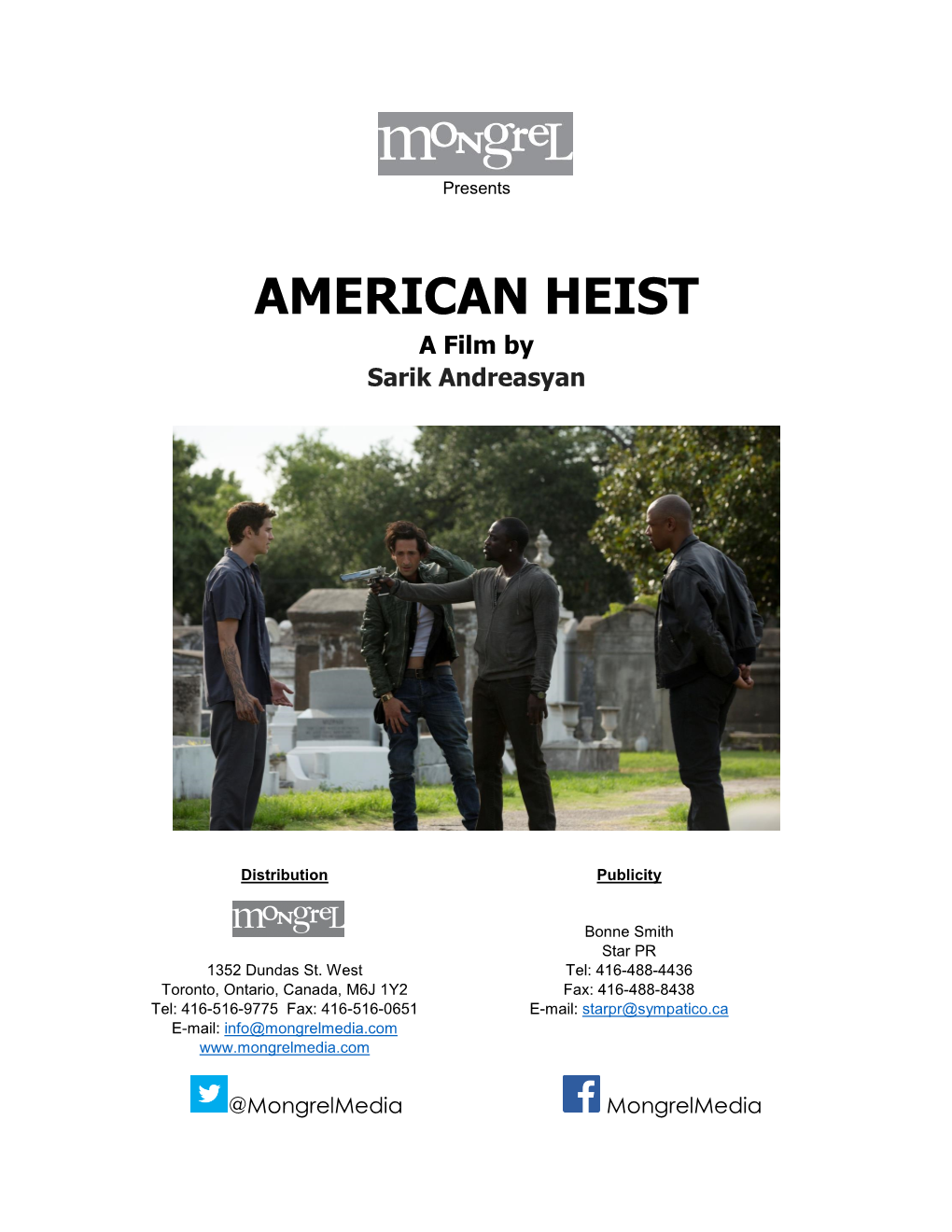 AMERICAN HEIST a Film by Sarik Andreasyan