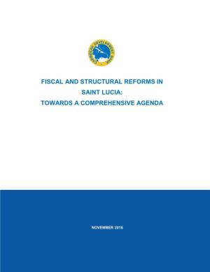Fiscal and Structural Reforms in Saint Lucia: Towards a Comprehensive