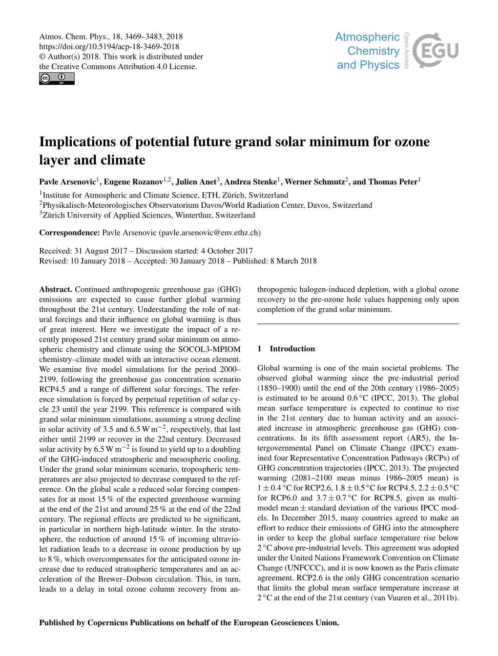 Article Precipitation (EPP) Is Closely Related to and Applied a Decrease in TSI and UV Over the Second Half Solar Activity