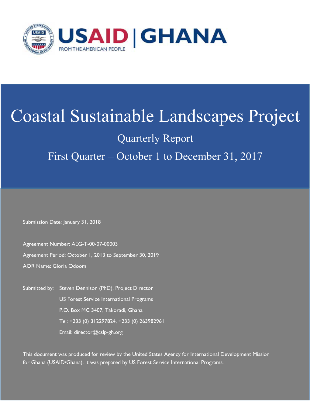 Coastal Sustainable Landscapes Project