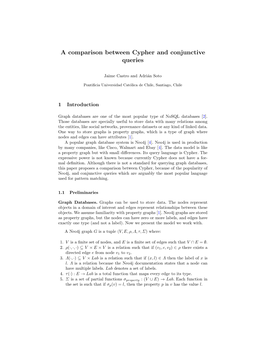 A Comparison Between Cypher and Conjunctive Queries