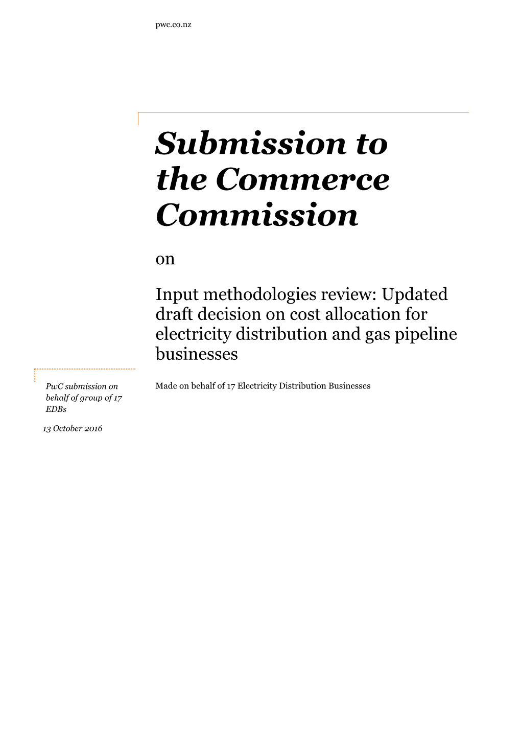 Submission on Further Consultation Paper On