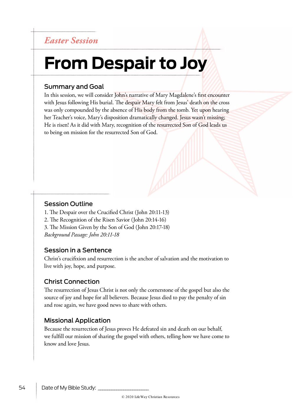 From Despair to Joy