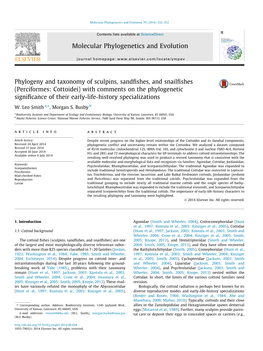 Phylogeny and Taxonomy of Sculpins, Sandfishes, and Snailfishes
